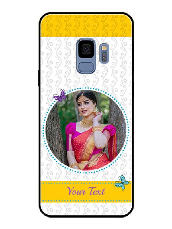 Custom Galaxy S9 Custom Glass Mobile Case  - Girls Premium Case Design