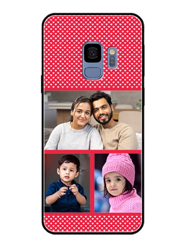 Custom Galaxy S9 Personalized Glass Phone Case  - Bulk Pic Upload Design