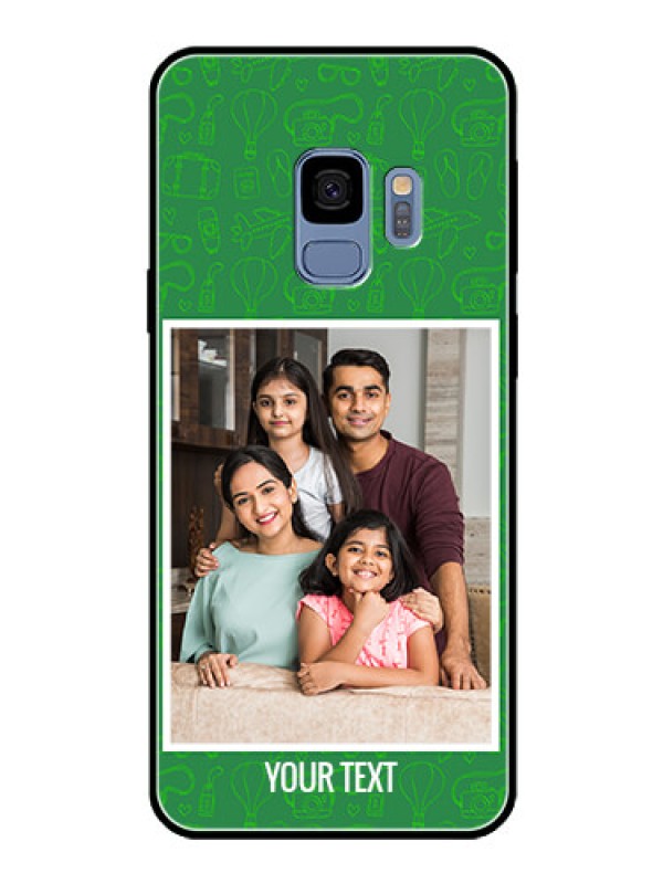 Custom Galaxy S9 Personalized Glass Phone Case  - Picture Upload Design