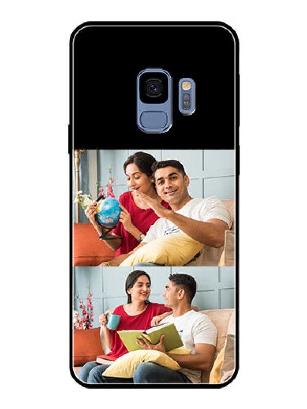 Custom Galaxy S9 2 Images on Glass Phone Cover