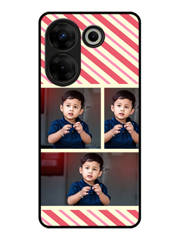 Custom Tecno Camon 20 Pro Custom Glass Phone Case - Picture Upload Mobile Case Design