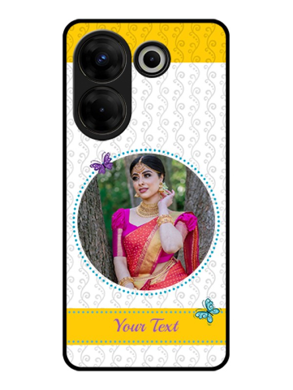 Custom Tecno Camon 20 Pro Custom Glass Phone Case - Girls Premium Case Design