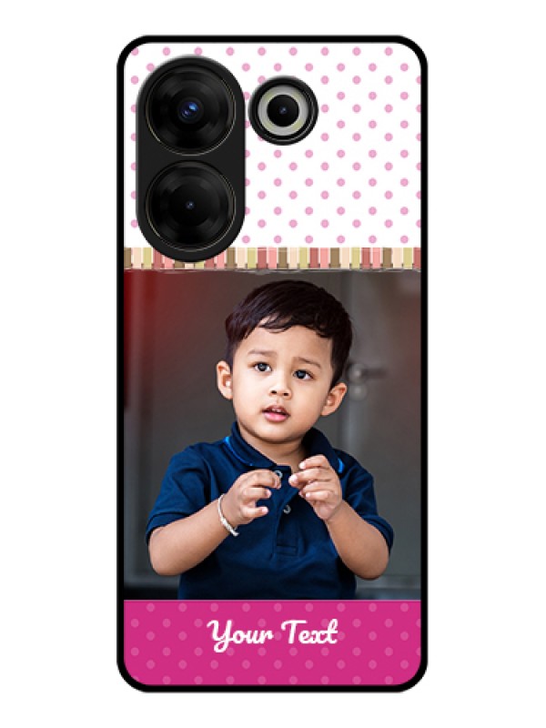 Custom Tecno Camon 20 Pro Custom Glass Phone Case - Cute Girls Cover Design