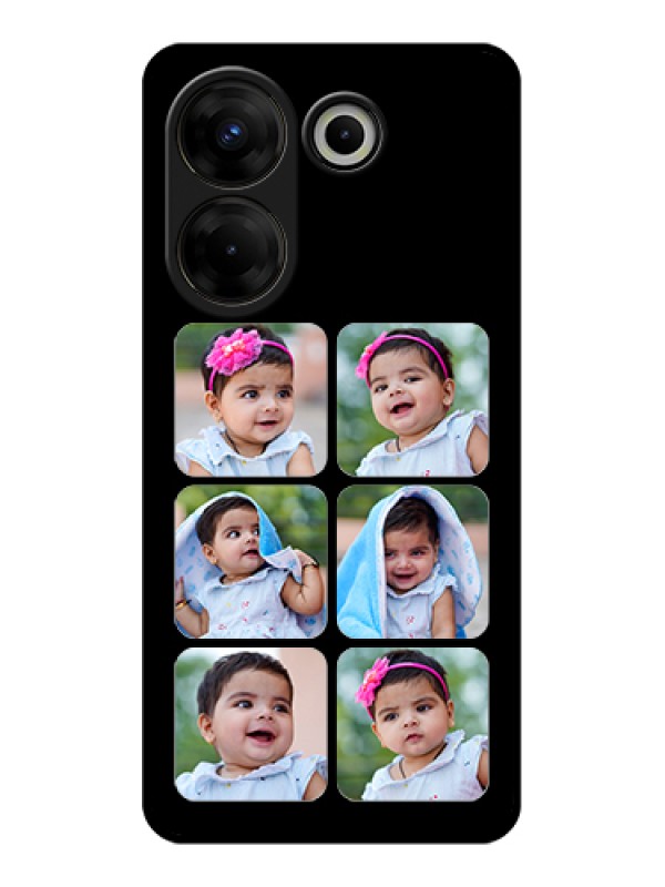 Custom Tecno Camon 20 Pro Custom Glass Phone Case - Multiple Pictures Design