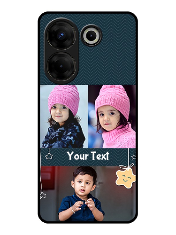 Custom Tecno Camon 20 Pro Custom Glass Phone Case - Hanging Stars Design