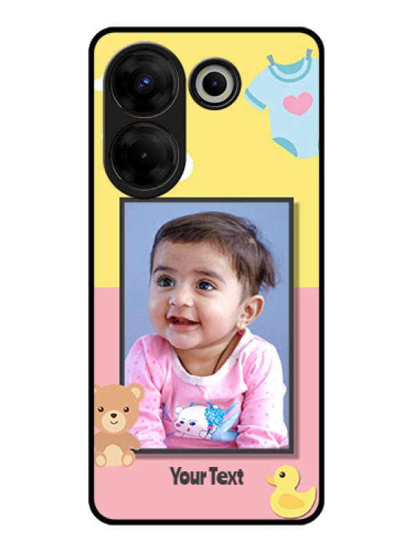 Custom Tecno Camon 20 Pro Custom Glass Phone Case - Kids 2 Color Design