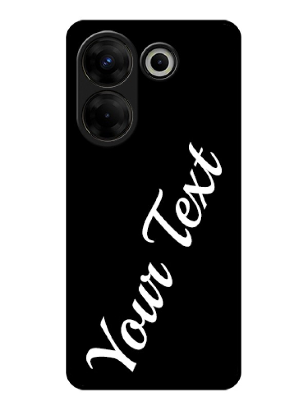 Custom Tecno Camon 20 Pro Custom Glass Phone Case - With Your Name Design