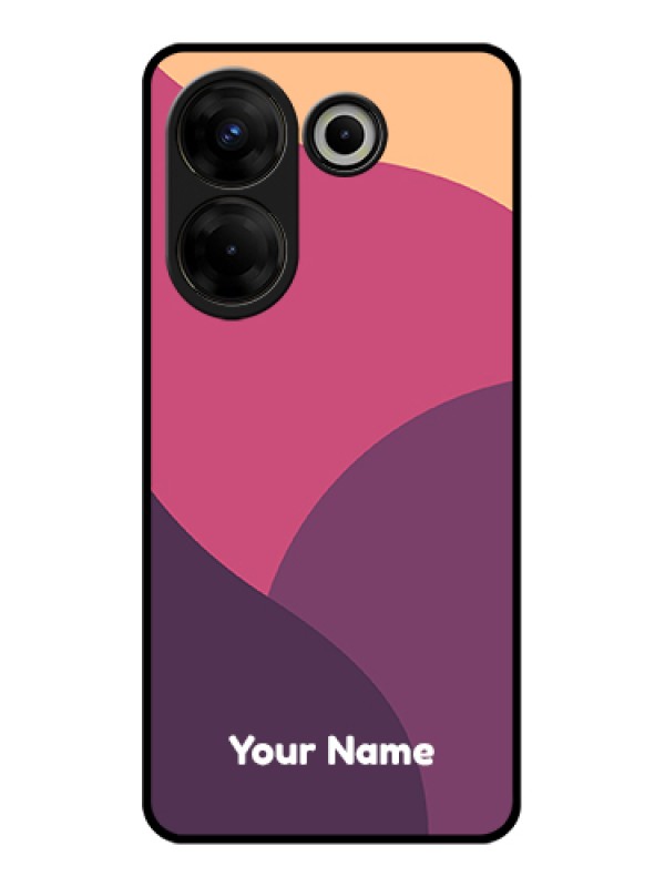 Custom Tecno Camon 20 Pro Custom Glass Phone Case - Mixed Multi - Colour Abstract Art Design