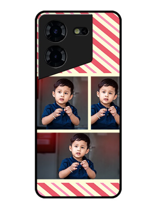 Custom Tecno Pova 5 Pro 5G Custom Glass Phone Case - Picture Upload Mobile Case Design