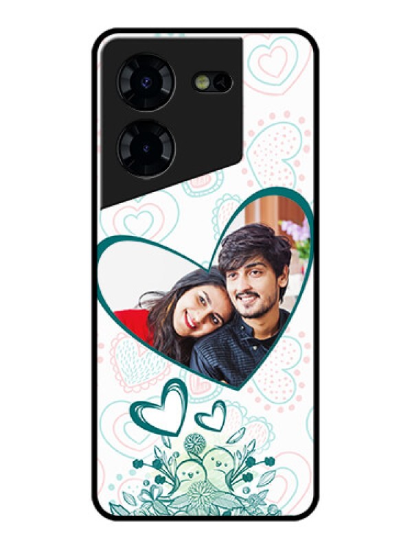 Custom Tecno Pova 5 Pro 5G Custom Glass Phone Case - Premium Couple Design