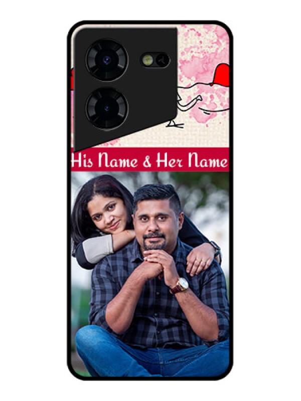 Custom Tecno Pova 5 Pro 5G Custom Glass Phone Case - You And Me Case Design