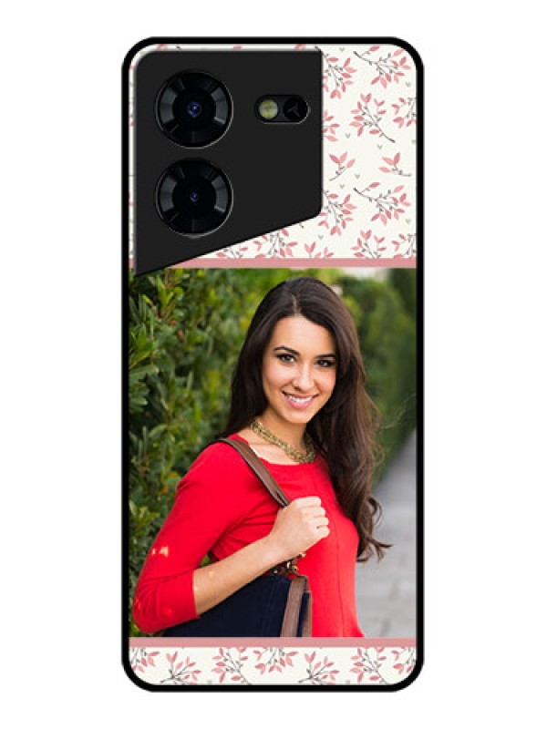 Custom Tecno Pova 5 Pro 5G Custom Glass Phone Case - Stunning Floral Design