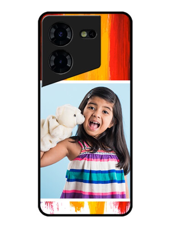 Custom Tecno Pova 5 Pro 5G Custom Glass Phone Case - Multi Color Design