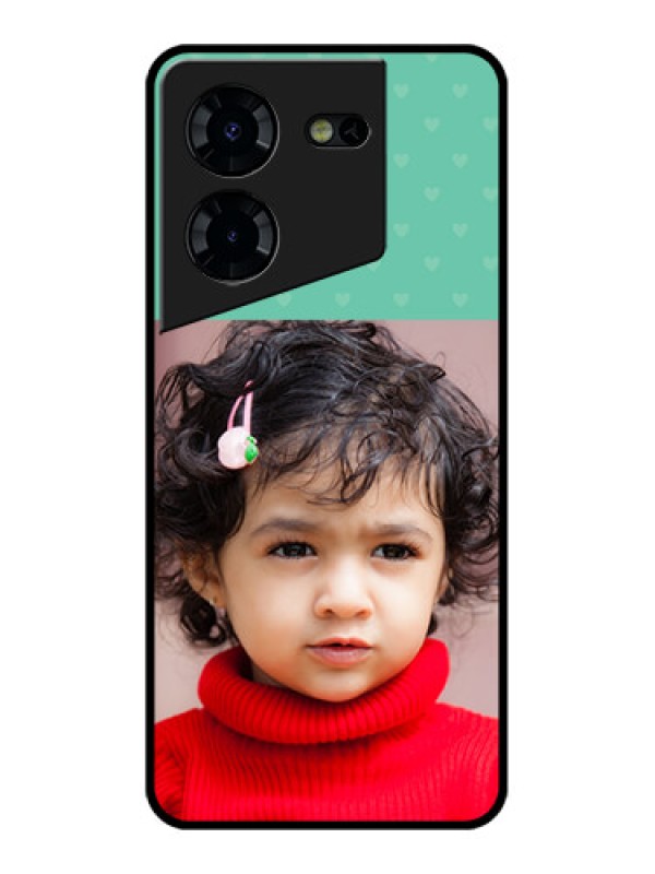 Custom Tecno Pova 5 Pro 5G Custom Glass Phone Case - Lovers Picture Design