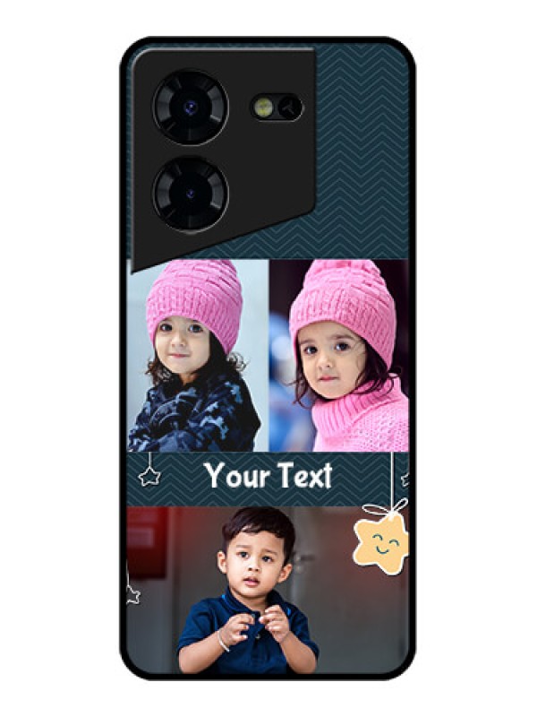 Custom Tecno Pova 5 Pro 5G Custom Glass Phone Case - Hanging Stars Design