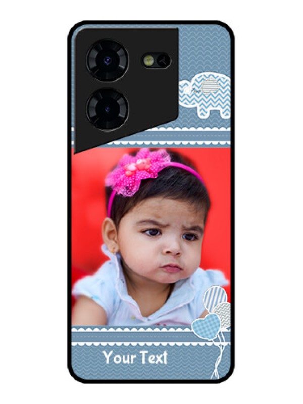Custom Tecno Pova 5 Pro 5G Custom Glass Phone Case - With Kids Pattern Design
