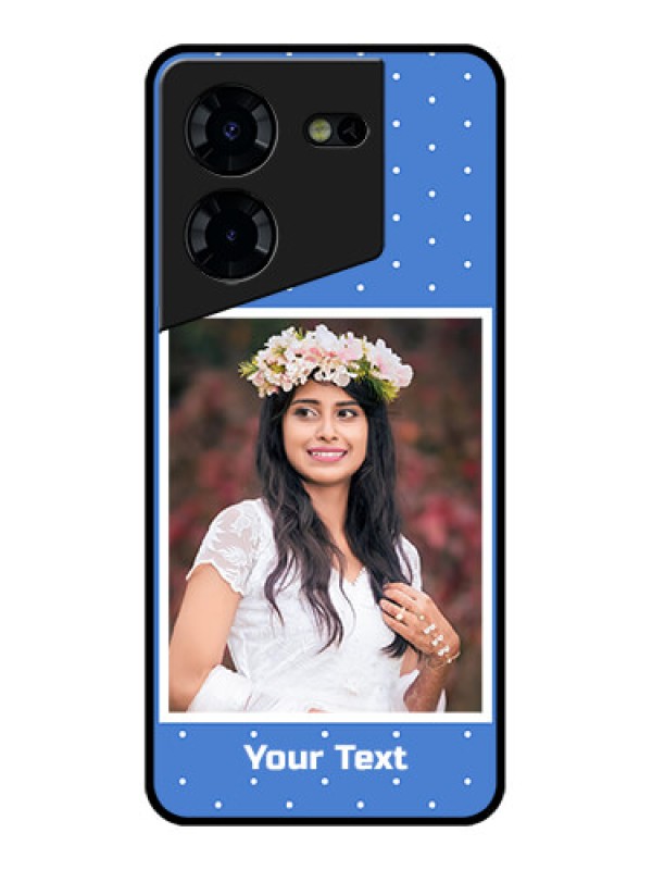 Custom Tecno Pova 5 Pro 5G Custom Glass Phone Case - Polka Dots Design