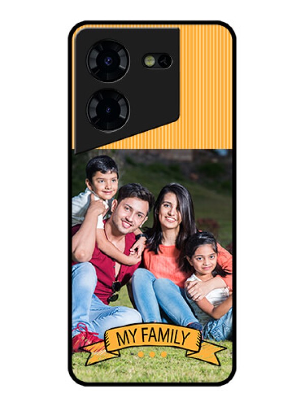Custom Tecno Pova 5 Pro 5G Custom Glass Phone Case - My Family Design