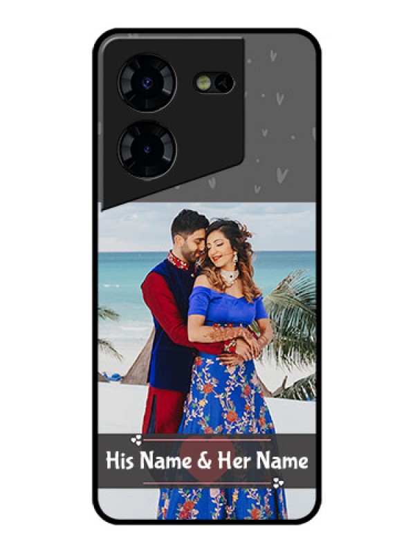 Custom Tecno Pova 5 Pro 5G Custom Glass Phone Case - Buy Love Design With Photo Online