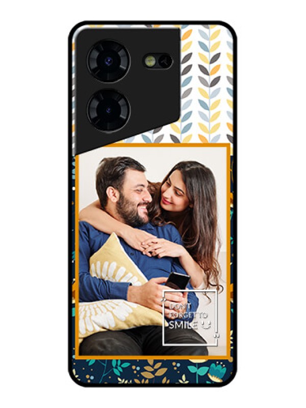 Custom Tecno Pova 5 Pro 5G Custom Glass Phone Case - Pattern Design