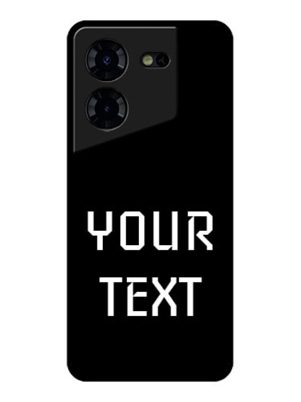 Custom Tecno Pova 5 Pro 5G Custom Glass Phone Case - Your Name Design