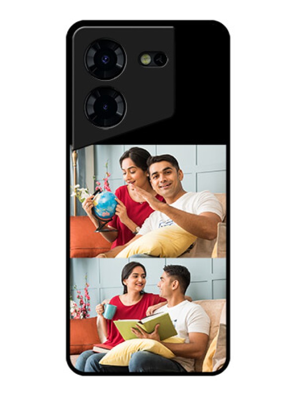 Custom Tecno Pova 5 Pro 5G Custom Glass Phone Case - 2 Images Design