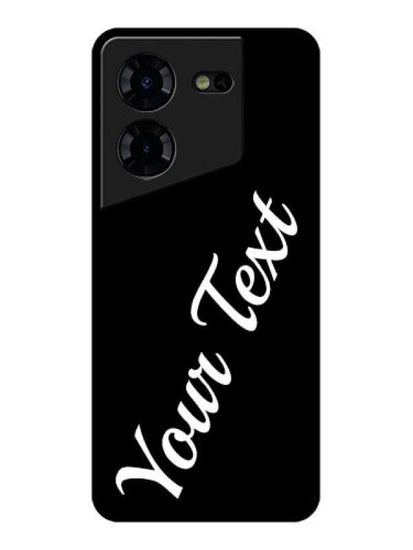 Custom Tecno Pova 5 Pro 5G Custom Glass Phone Case - With Your Name Design
