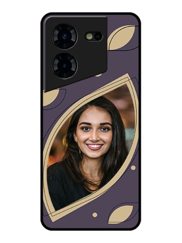 Custom Tecno Pova 5 Pro 5G Custom Glass Phone Case - Falling Leaf Design