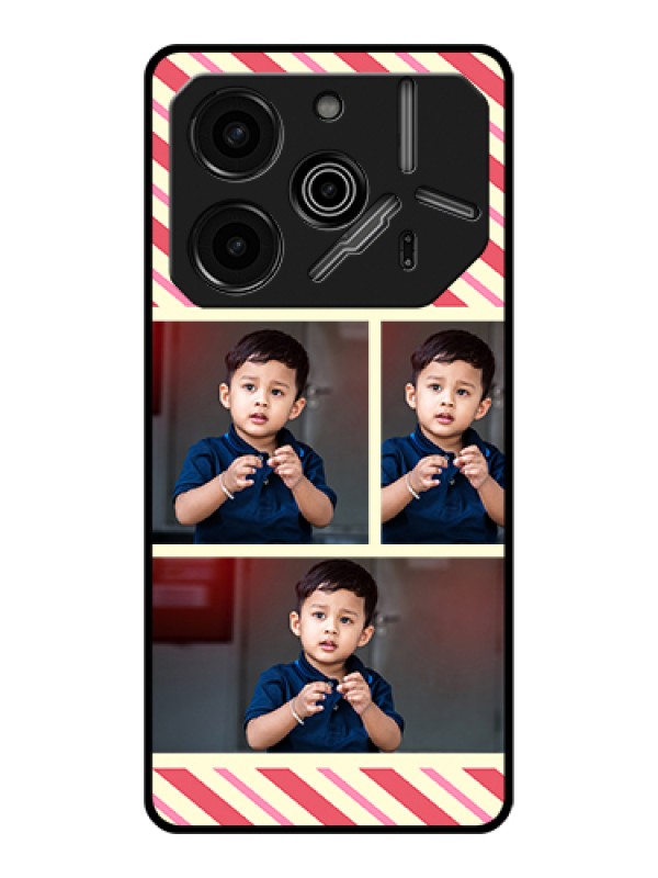 Custom Tecno Pova 6 Pro 5G Custom Glass Phone Case - Picture Upload Mobile Case Design