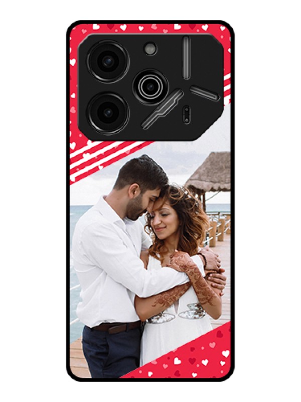 Custom Tecno Pova 6 Pro 5G Custom Glass Phone Case - Valentines Gift Design