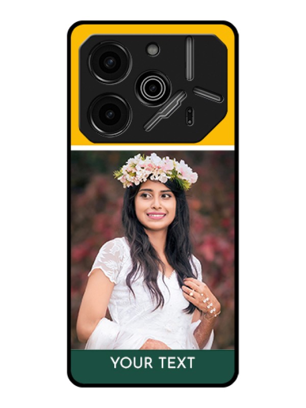 Custom Tecno Pova 6 Pro 5G Custom Glass Phone Case - Love You Design