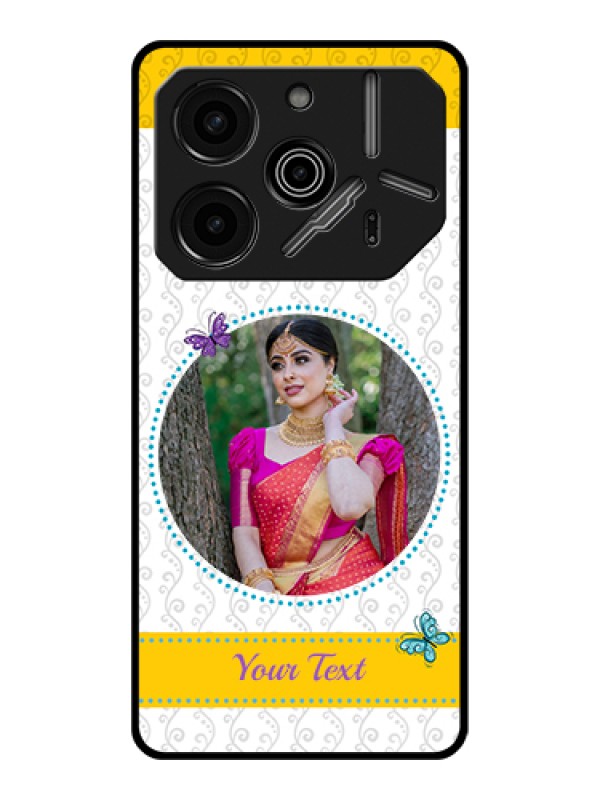 Custom Tecno Pova 6 Pro 5G Custom Glass Phone Case - Girls Premium Case Design