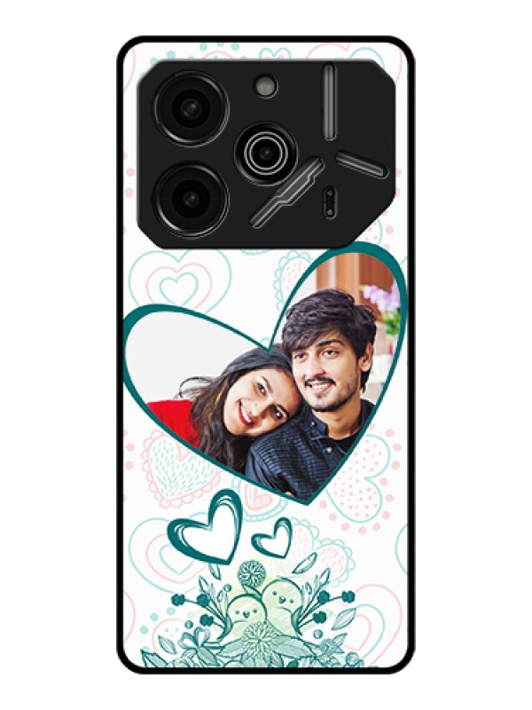 Custom Tecno Pova 6 Pro 5G Custom Glass Phone Case - Premium Couple Design