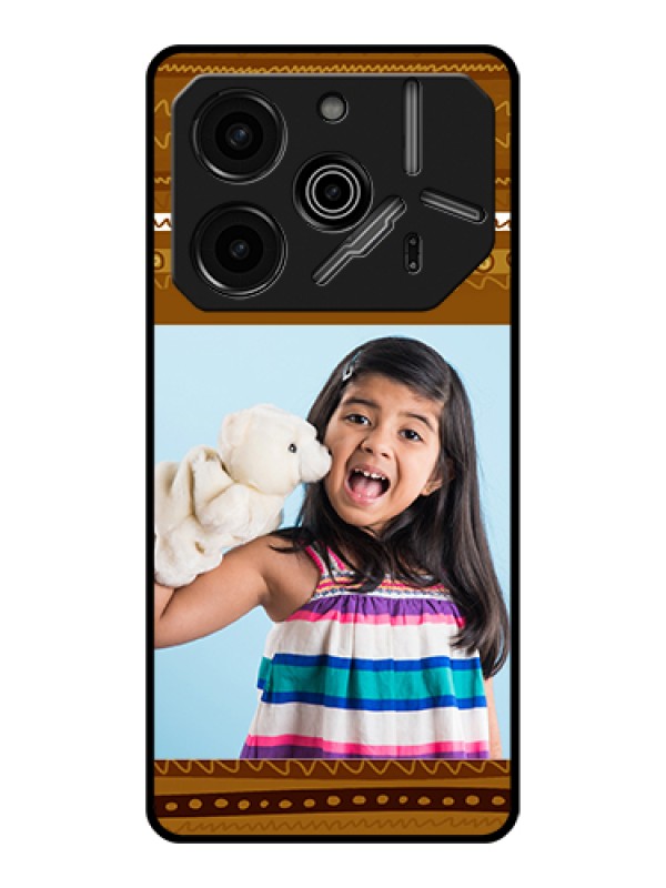 Custom Tecno Pova 6 Pro 5G Custom Glass Phone Case - Friends Picture Upload Design