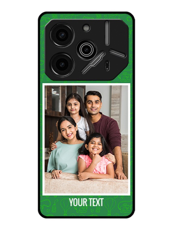 Custom Tecno Pova 6 Pro 5G Custom Glass Phone Case - Picture Upload Design