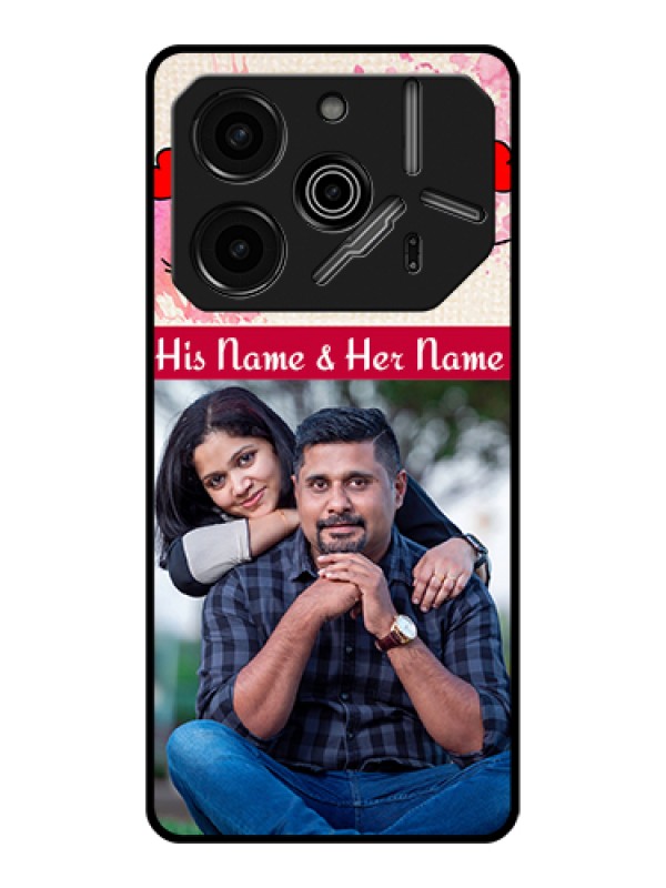 Custom Tecno Pova 6 Pro 5G Custom Glass Phone Case - You And Me Case Design