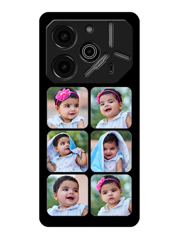 Custom Tecno Pova 6 Pro 5G Custom Glass Phone Case - Multiple Pictures Design