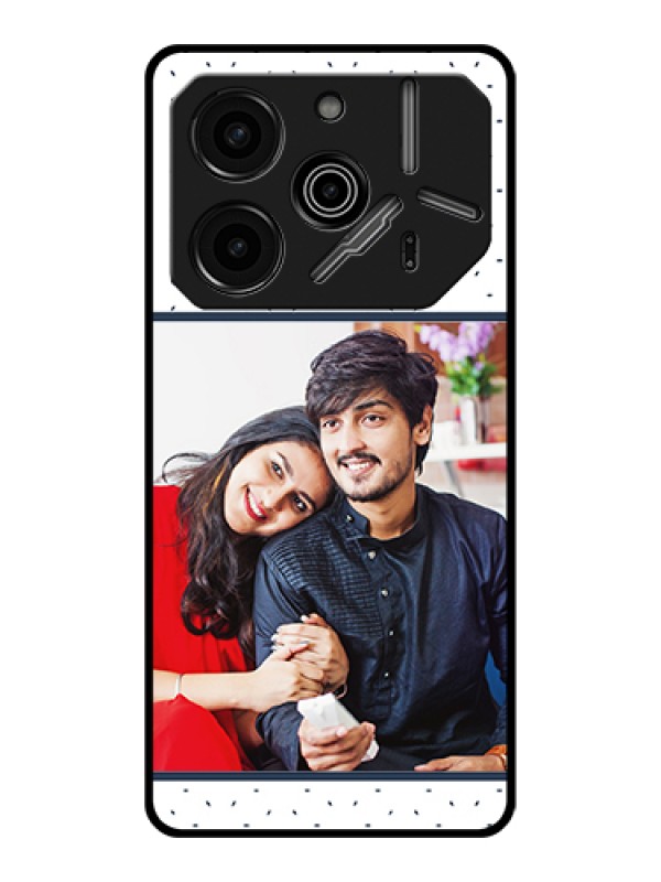 Custom Tecno Pova 6 Pro 5G Custom Glass Phone Case - Premium Dot Design