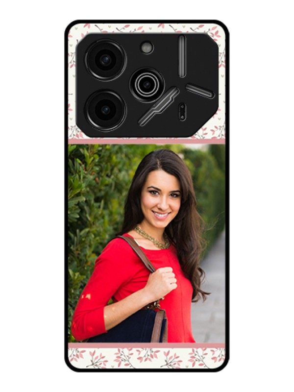 Custom Tecno Pova 6 Pro 5G Custom Glass Phone Case - Stunning Floral Design