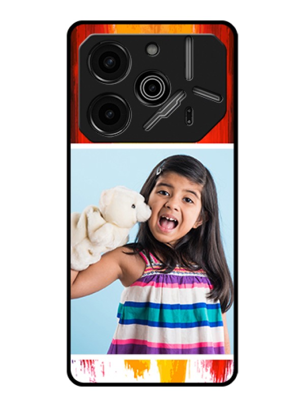 Custom Tecno Pova 6 Pro 5G Custom Glass Phone Case - Multi Color Design