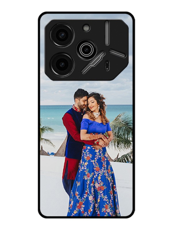 Custom Tecno Pova 6 Pro 5G Custom Glass Phone Case - Upload Full Picture Design