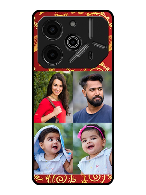 Custom Tecno Pova 6 Pro 5G Custom Glass Phone Case - 4 Image Traditional Design