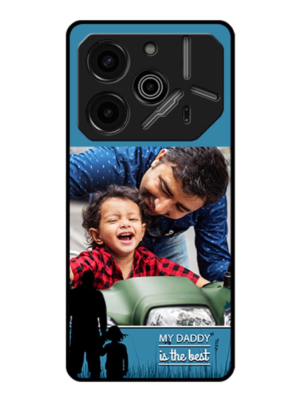 Custom Tecno Pova 6 Pro 5G Custom Glass Phone Case - Best Dad Design
