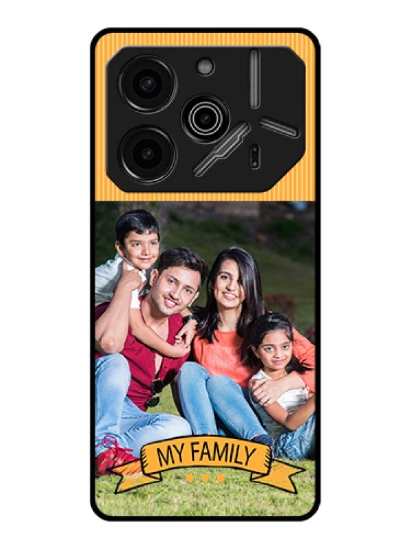 Custom Tecno Pova 6 Pro 5G Custom Glass Phone Case - My Family Design