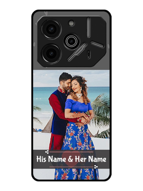 Custom Tecno Pova 6 Pro 5G Custom Glass Phone Case - Buy Love Design With Photo Online