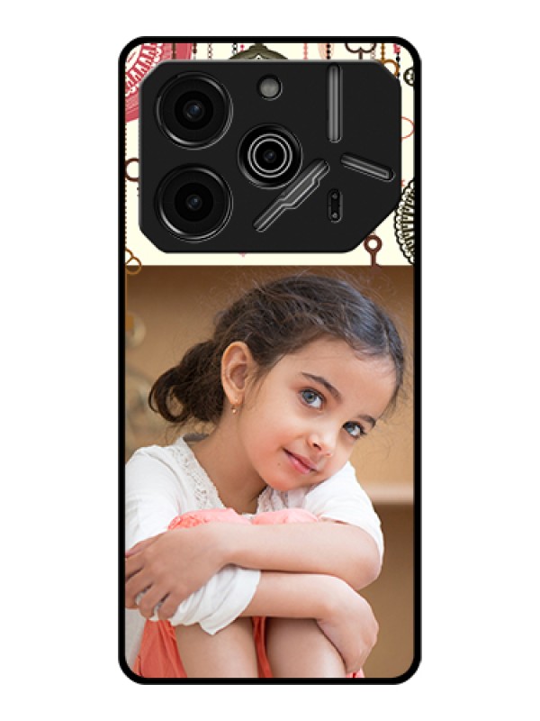 Custom Tecno Pova 6 Pro 5G Custom Glass Phone Case - Boho Style Design