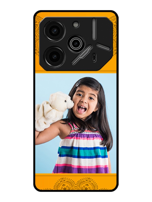 Custom Tecno Pova 6 Pro 5G Custom Glass Phone Case - Photo Wedding Design