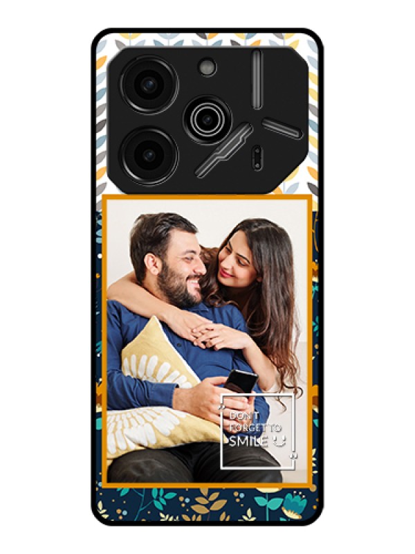 Custom Tecno Pova 6 Pro 5G Custom Glass Phone Case - Pattern Design