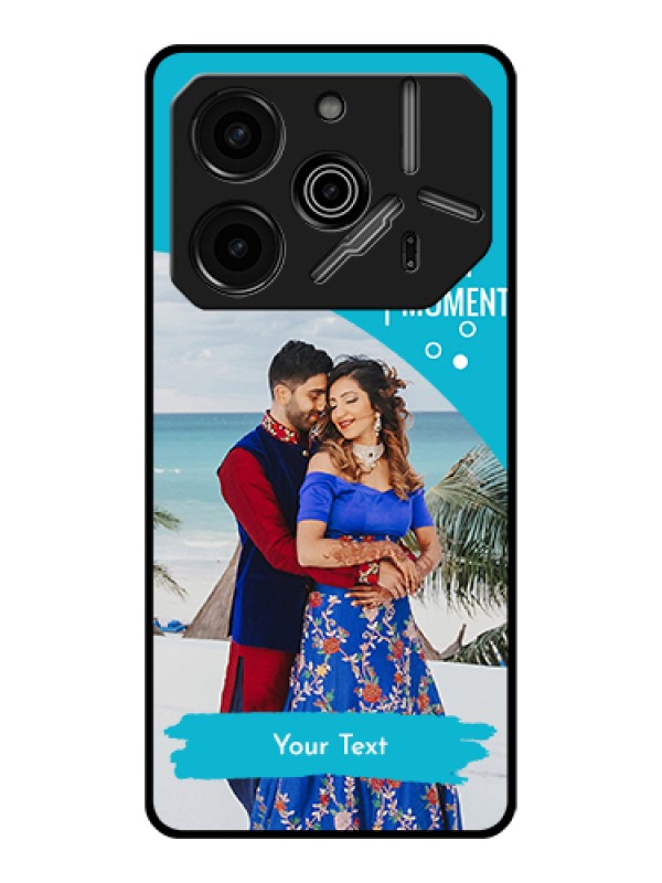 Custom Tecno Pova 6 Pro 5G Custom Glass Phone Case - Happy Moment Design