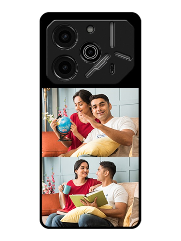 Custom Tecno Pova 6 Pro 5G Custom Glass Phone Case - 2 Images Design